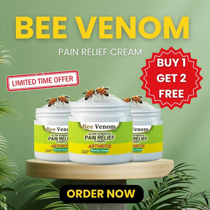 (Pack of Three) BeeTherapy™ #1 Bee Venom Pain Relief Cream | Buy 1 Get 2 Free 🔥