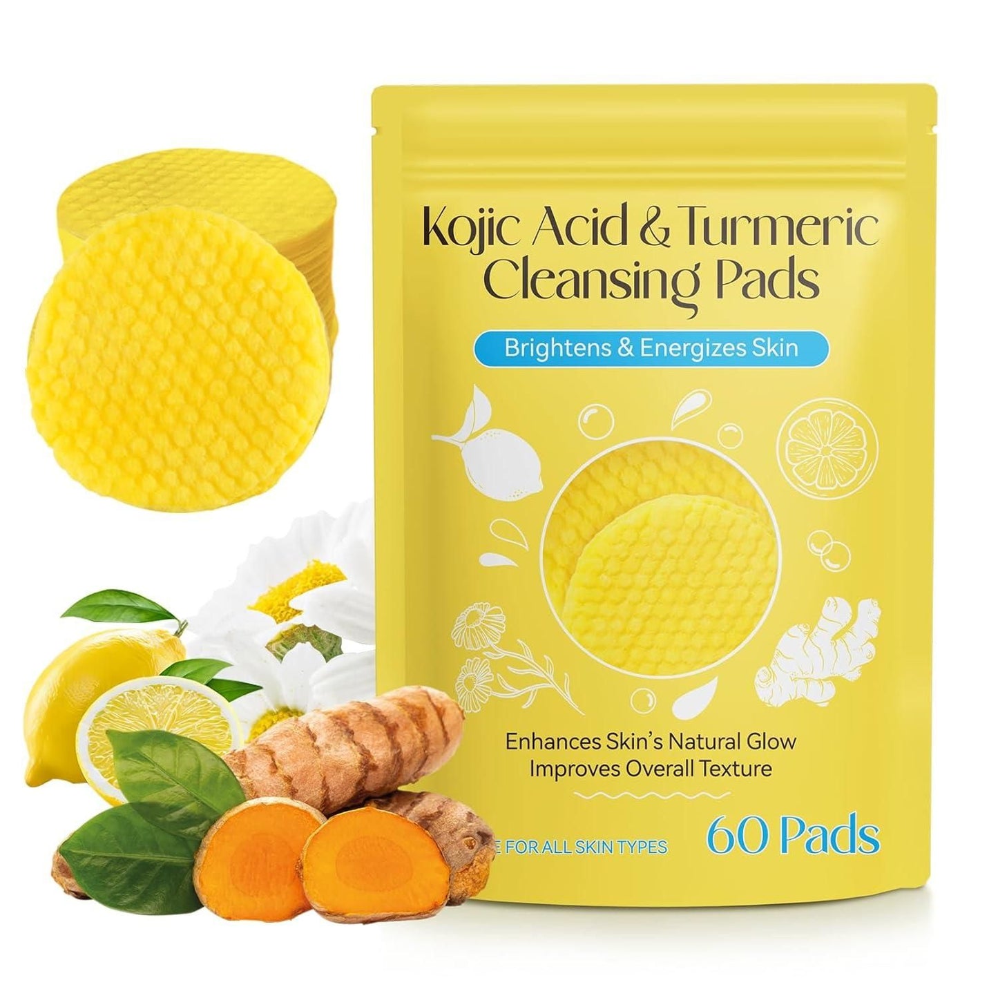 Kojic Acid & Turmeric Cleansing Pads