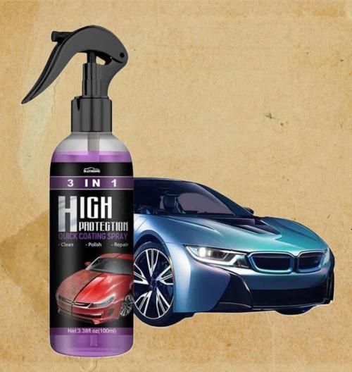 🔥🔥 3 in 1 High Protection Quick Car Ceramic Coating Spray 🔥🔥