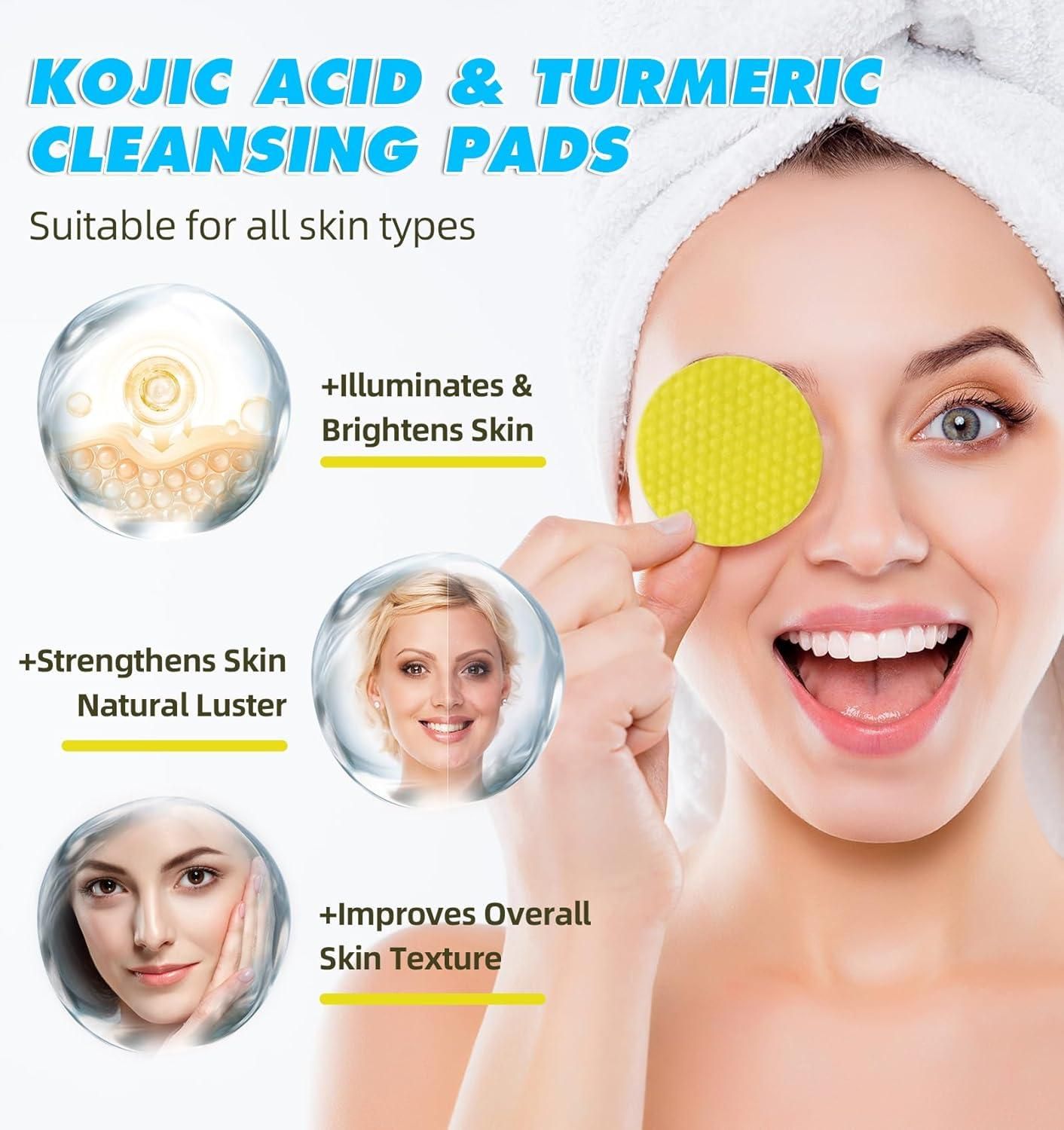 Kojic Acid & Turmeric Cleansing Pads