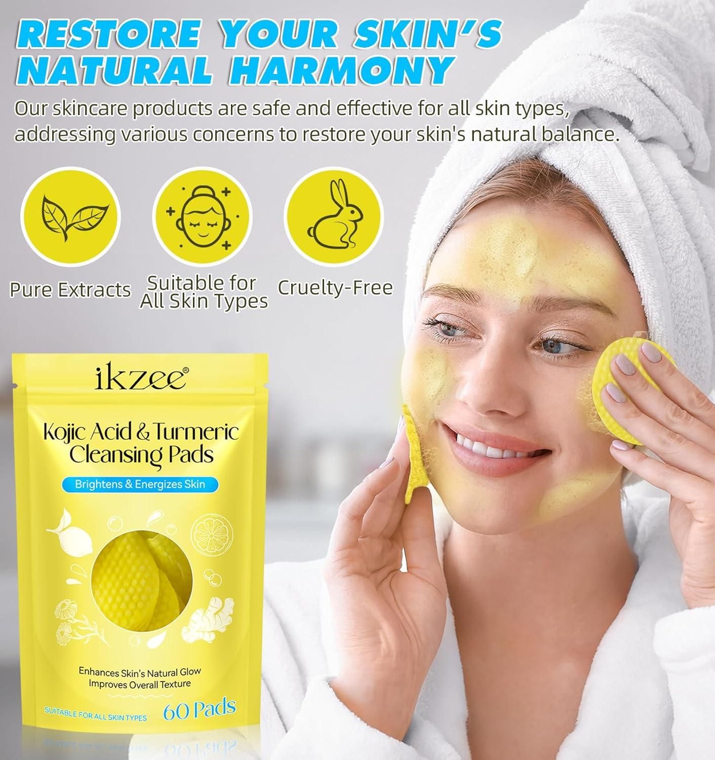 Kojic Acid & Turmeric Cleansing Pads