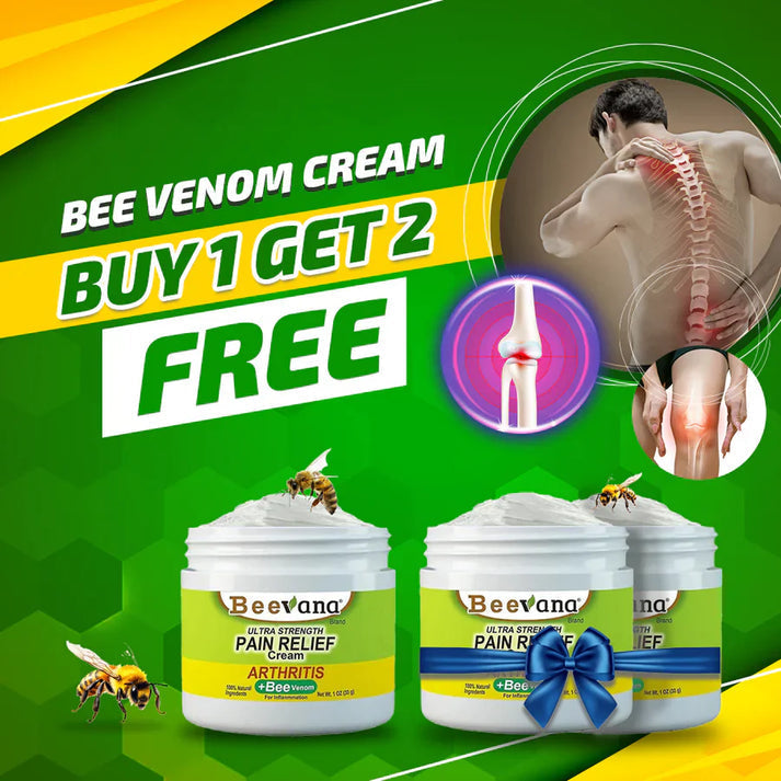 (Pack of Three) BeeTherapy™ #1 Bee Venom Pain Relief Cream | Buy 1 Get 2 Free 🔥