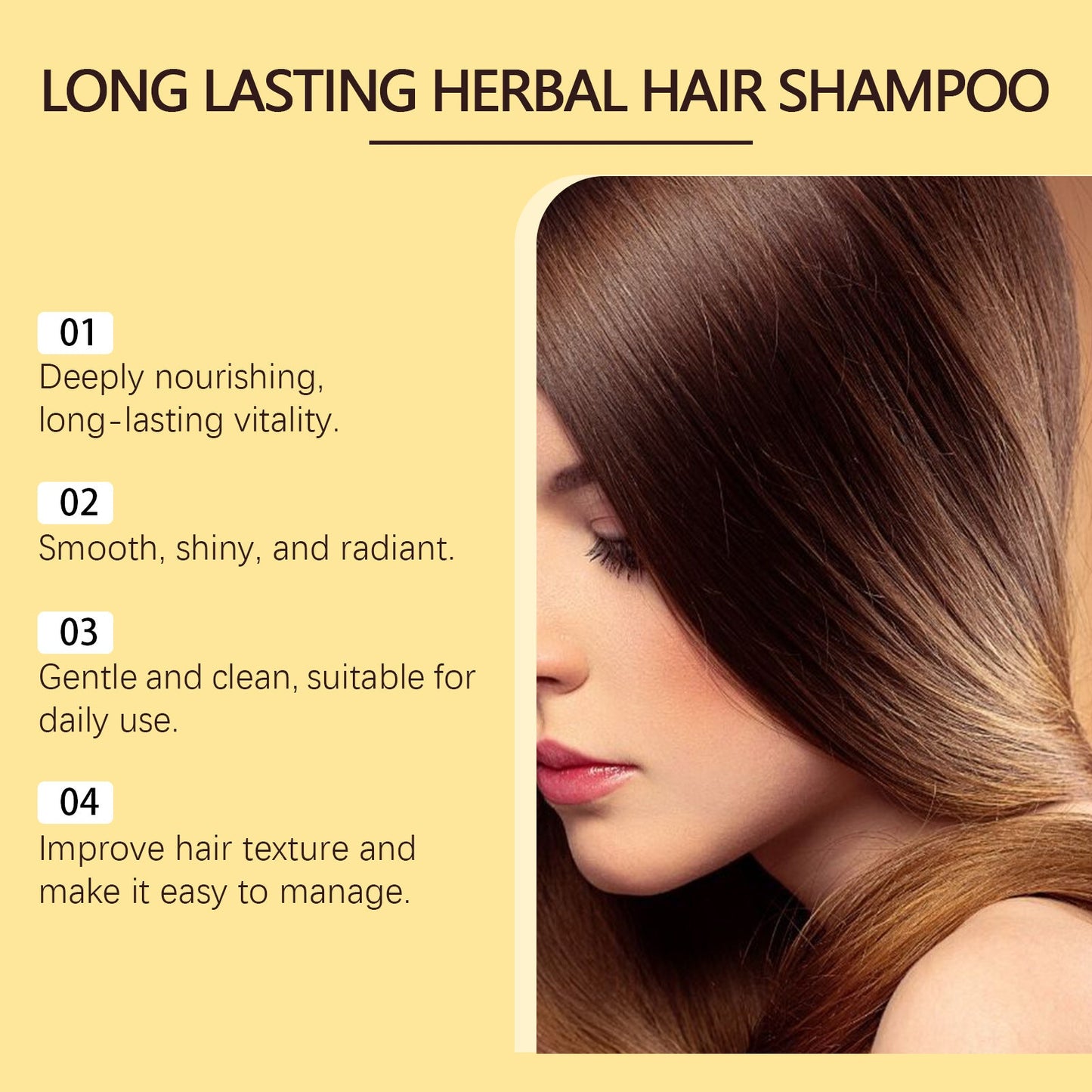 Japanese Long Lasting Natural Hair Dye Shampoo (Buy 1 Get 1 Free)