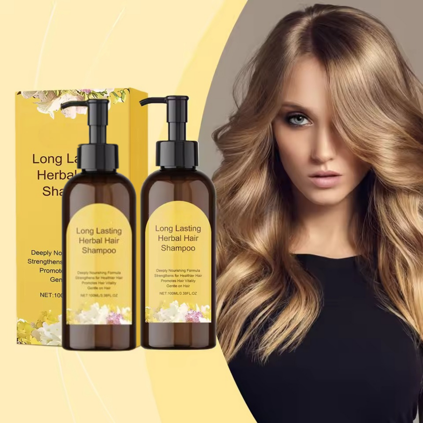 Japanese Long Lasting Natural Hair Dye Shampoo (Buy 1 Get 1 Free)